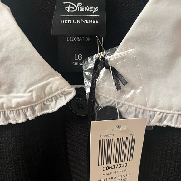 Disney The Haunted Mansion Master Gracey Cardigan NWT - Picture 7 of 8